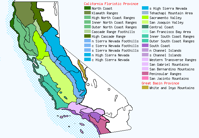 bioregional map for SMILACINA being generated