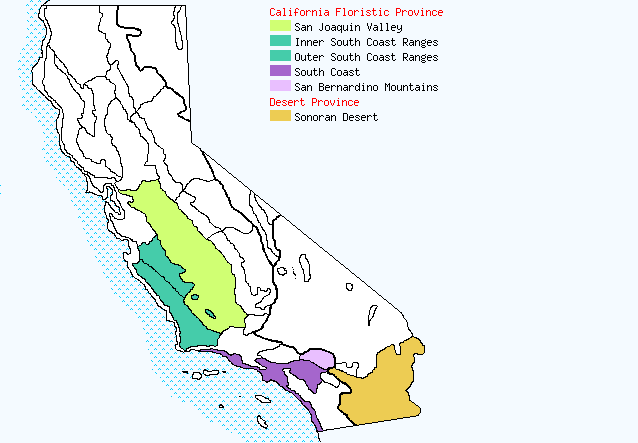 bioregional map for VERBESINA being generated