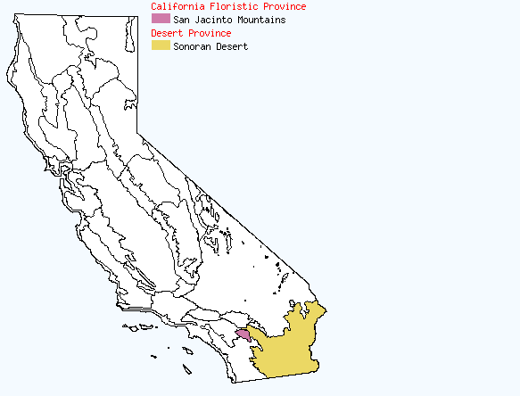 Bioregional/county map of California 