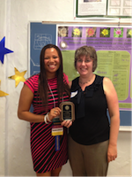 photo of Dr. Jordon-Thaden with her mentee Imari Walker
